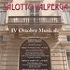 OTTOBRE MUSICALE A PALAZZO VALPERGA, TORINO IV EDIZIONE